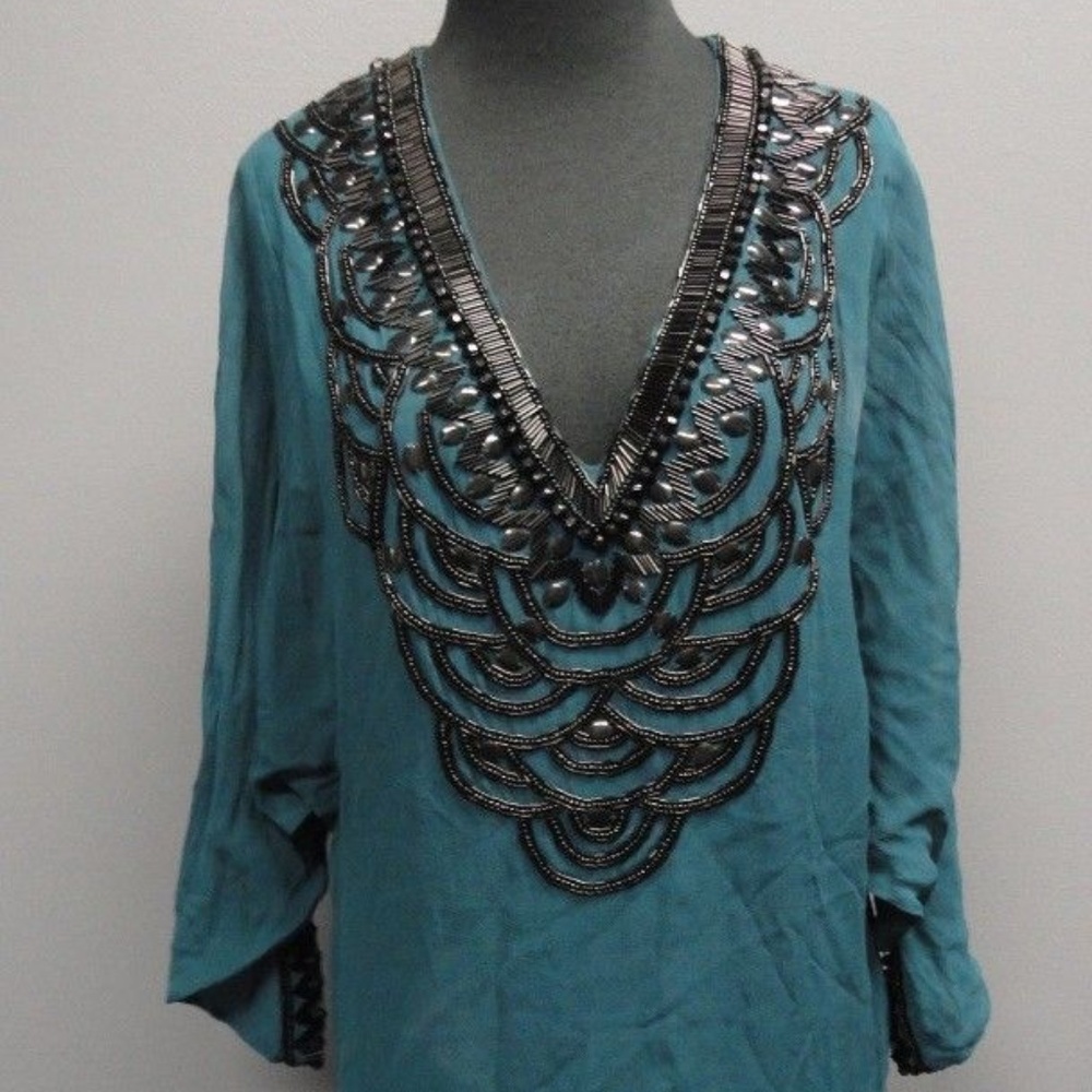 FRENCH CONNECTION SILK SHIFT DRESS